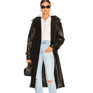 REVOLVE Faux Leather Trench